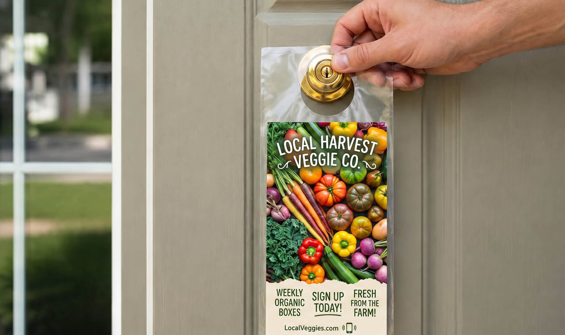 door hanger bags, door hanger, gift bag, plastic bags with handles, plastic bag holder, 