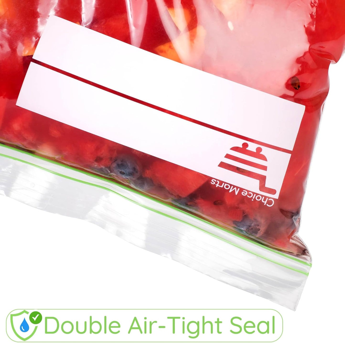 Zipper Bags Various Sizes Freezer Bags Variety Pack 50 Gallon Bags 50 Quart Bags 100 Sandwich Snack Bags 200 Total Bags